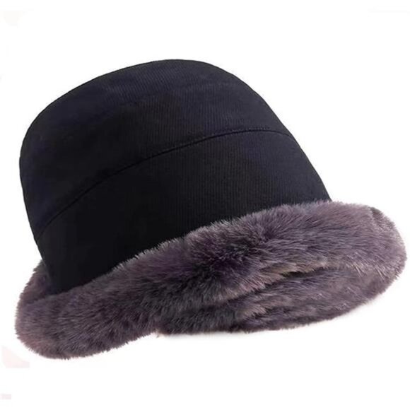 Winter Furry Bucket Hat for Women main image 6